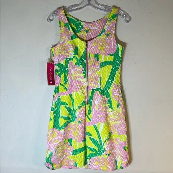NWT. Lilly Pulitzer for Target Fan Dance Shift Dress. 4. - Picture 9 of 12